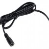 Gniazdo DC 5.5x2.1 5A przewód czarny 150cm 18awg