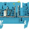 Disconnect/test-disconnect terminal block, spring balancer connection, 0.5-4.0 mm², 20 A, 6 kV, blue, 8731730000