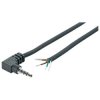 BKL 01101084 Jack Plug 3.5mm Angled 4-poles Stereo with 1.8m 4.1mm Cable