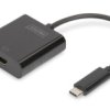 Adapter Graficzny Hdmi 4K 30Hz Uhd Na Usb 3.1-C Z Audio Czarny Dł. 15Cm Da-70852