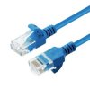 kabel LAN MicroConnect V-UTP6A0015B-SLIM, 1 szt., RJ45, 0.15 m, niebieski
