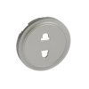 CELIANE Plakietka gniazda 2P EUR/US tytan 068432