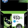 Wkład z atramentem, kolor: Cyjanowy, 933XL, Hewlett Packard