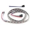 Taśma LED wodoodporna IP67 RGB WS2815 1m (60 LED/m) czarna PCB