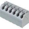 Złączka oświetleniowa WAGO 6 250 Żeński Listwa zaciskowa do płytki drukowanej Gniazdo
