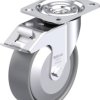Blickle 946838 L-PO 125G-FI-ELS-FA Rolka obrotowa z blachy stalowej Średnica koła: 125 mm Maksymalne obciążenie: 250 kg