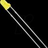 3004Y1D-EHC-B LED 3mm, wired, yellow, 350 mcd, 60°