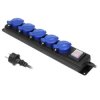 Przedłużacz warsztatowy z wyłącznikiem, 5 gniazd z/u IP44 H05RR-F 3x1,5mm2 OR-AE-13159(GS)/3M