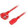Kabel Zasilający Cee 7/7-Iec 320 C13 1.8M Vde Czerwony Armac