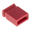 Miniaturowe gniazdo izolowane, Żeński, Prosty, Czerwony, typ: Zamknięta góra, 2-pinowe raster: 2.54mm, Cyna na niklu