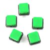 Tact Switch 12x12mm z nasadką - kwadrat zielony - 5szt
