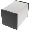 Hammond 1455NS1602 Extruded Enclosure 103 X 103 X 160 Clear Anodise