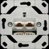 245200 Network Connection Box Cat. 6A, 2-Gang