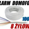 PRZEWÓD ALARMOWY DOMOFONOWY YTDY 8X0,5 - 100M