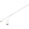 Renkforce RF-4660902 Mini DisplayPort to HDMI Adapter Cable 1.8m White