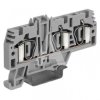 Złączka sprężynowa HMM.4/1+2GR, szara, 3-żyłowa, 4 mm²