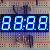 Blue 7-segment clock display - 0.56