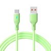 Kabel USB Akyga AK-USB-64 USB-A / USB-C 2.0 1m 18W - zielony