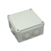Puszka N/T Hermetyczna 100X100x50 6 Dławików Ip55 Szara S-Box 106