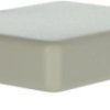 ABS enclosure, (L x W x H) 76.2 x 65.5 x 16.6 mm, white (RAL 9002), IP54, SR21.7