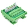 ELECTRONICS-SALON IDC-34 DIN Rail Mounted Interface Module, Breakout Board, Terminal Block.