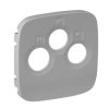 VALENA ALLURE Plakietka aluminium gniazda końcowe TV-RD-SAT 754797 LEGRAND