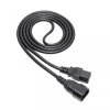 Kabel zasilający przedłużacz serwerowy Akyga AK-UP-06 CU 3x1mm² IEC C14 / IEC C15 1.8 m