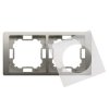 Ramka 2-krotna IP44 satynowa metalizowana Simon Basic Neos