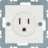 S.1 Gniazdo z/u /USA/CANADA/ NEMA 5-15 R biały mat 41661909