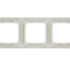Karo Ramka Potrójna Do Łączników Ip44 Ecru Perłowy Rh-3S/42