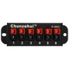 Chunzehui F-1011 6-Position Power Distribution Block Module for 15/30/45A Anderson Powerpole Connectors.