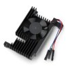 All-In-One - wentylator chłodzący z radiatorem - aluminiowy - z regulacją PWM - do Raspberry Pi 4B - Waveshare 22913