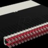 PONEX8UTPRD Cable management system, 24 Port, Cat.6a UTP, 0,8 m, red