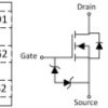 30-V, N channel NexFET™ power MOSFET, dual SON 2 mm x 2, 42 mOhm, gate ESD protection