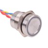 PBAR1AFB000A0Y APEM Yellow LED 5VDC Momentary NO 16mm Piezo Switch Prewired IP68