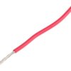 Przewód o podwyższonej odporności PVC Czerwony, 100m 0,6 mm² 19/0,2 mm, 250 V, -40 → +105C, Ø 1.9mm, RS PRO
