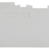 End/Intermediate plate, 0.8 mm, gray for terminal block, 2102-1291