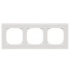 SIMON55 szkło mrożone białe TRN3/170 Ramka 3-kr