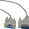 AT modem cable 1.8 mDB9 femaletoDB25 mal