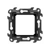 Adapter Simon 24 czarny mat 45x45 mm