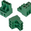 Socket header, 2 pole, pitch 5.08 mm, angled, green, 691351500002