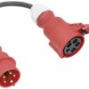 adapter AS Schwabe Adapterleitung E6 61376, gniazdka: 1, H07RN-F 5G 2,5 mm², 400 V, 16 A, 0.3 m