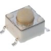 MIKROPRZEŁĄCZNIK SMT 6x6mm PRZYCISK CZERWONY h=5.0mm