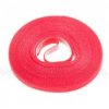 Taśma rzepowa, dwustronna, czerwona, 10mm x 5m