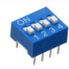 DIPSWITCH 4x BLUE