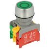 Przełącznik; przyciskowy; PFL22-1-O/C-G; ON-OFF+OFF-ON; zielony; podświetlenie bez źródła światła; zielony; śrubowe; 2 pozycje;