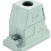 Grommet housing, size 10B, die-cast aluminum, M25, straight, screw locking, IP69/IPX9K/IP68/IP66, 19398100446