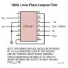 Low Power, Linear Phase 8th Order Lowpass Filter