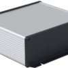 Aluminum enclosure, (L x W x H) 160 x 191 x 68 mm, transparent, IP65, 1457U1602