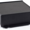 Aluminum RF enclosure, (L x W x H) 160 x 165 x 55 mm, black, IP54, 1457T1602EBK